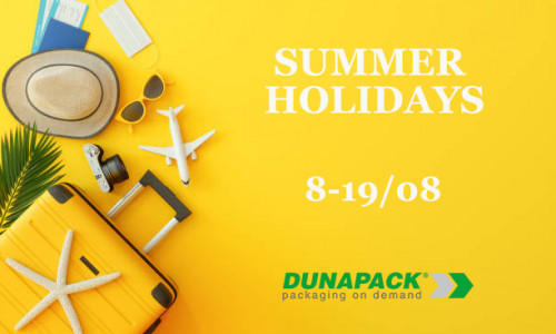 CHIUSURA ESTIVA: MERITATE VACANZE ANCHE PER IL TEAM DUNAPACK®!