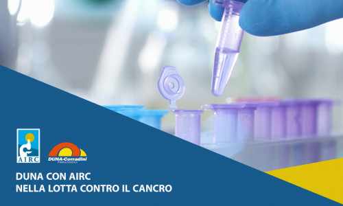 DUNA AL FIANCO DI AIRC  NELLA RICERCA CONTRO IL CANCRO